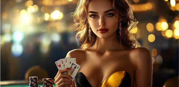Рулетка крупным планом на фоне игрового зала Melbet